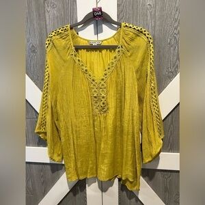 046. Zac & Rachel Boho Blouse 1X